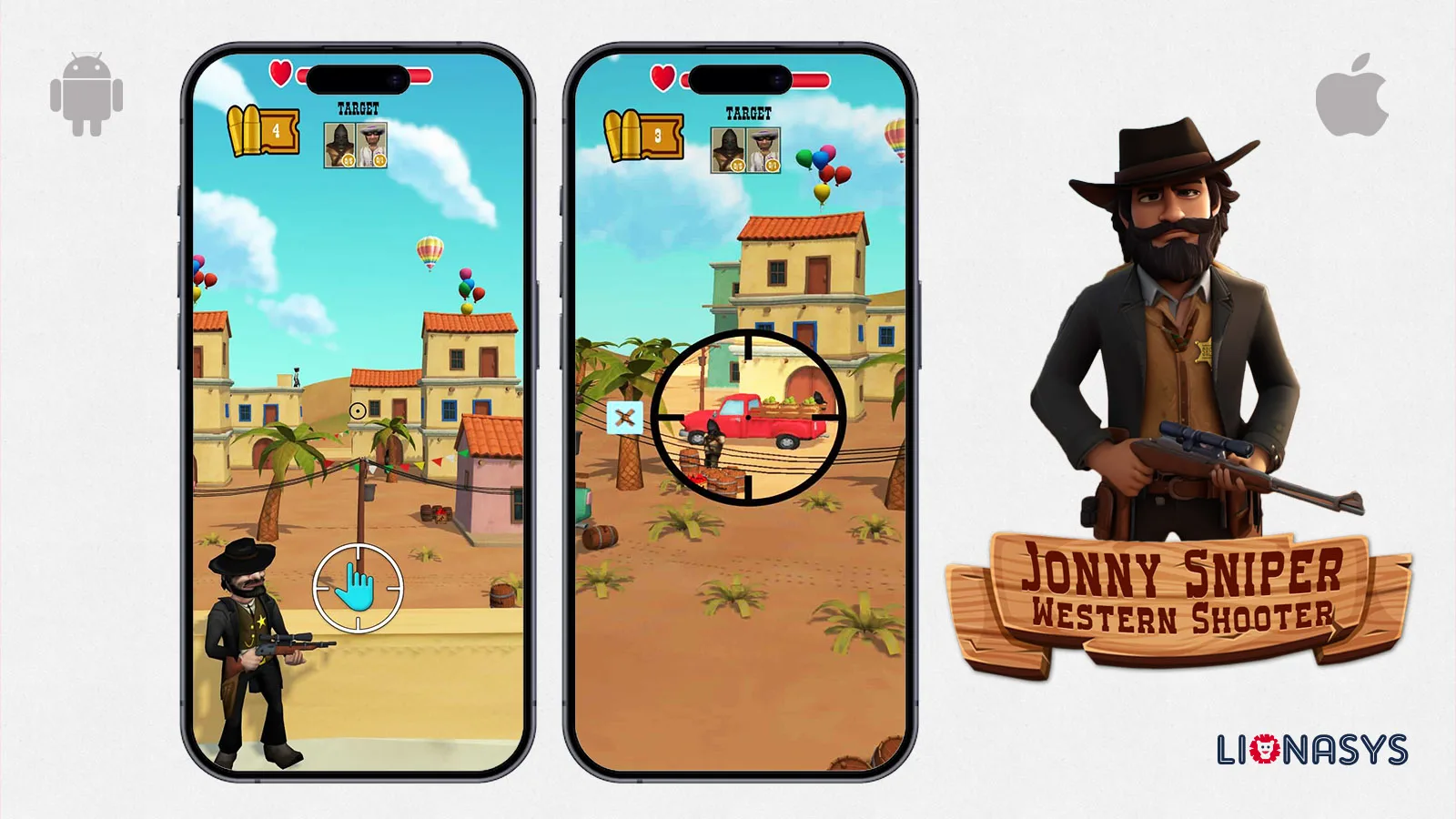 Showcase of Sniper Shooting Game - game solution for clients in USA, Australia, UAE